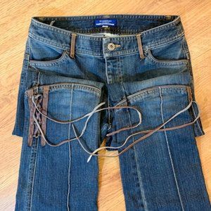 Burberry Blue Label Leather Lined Jeans